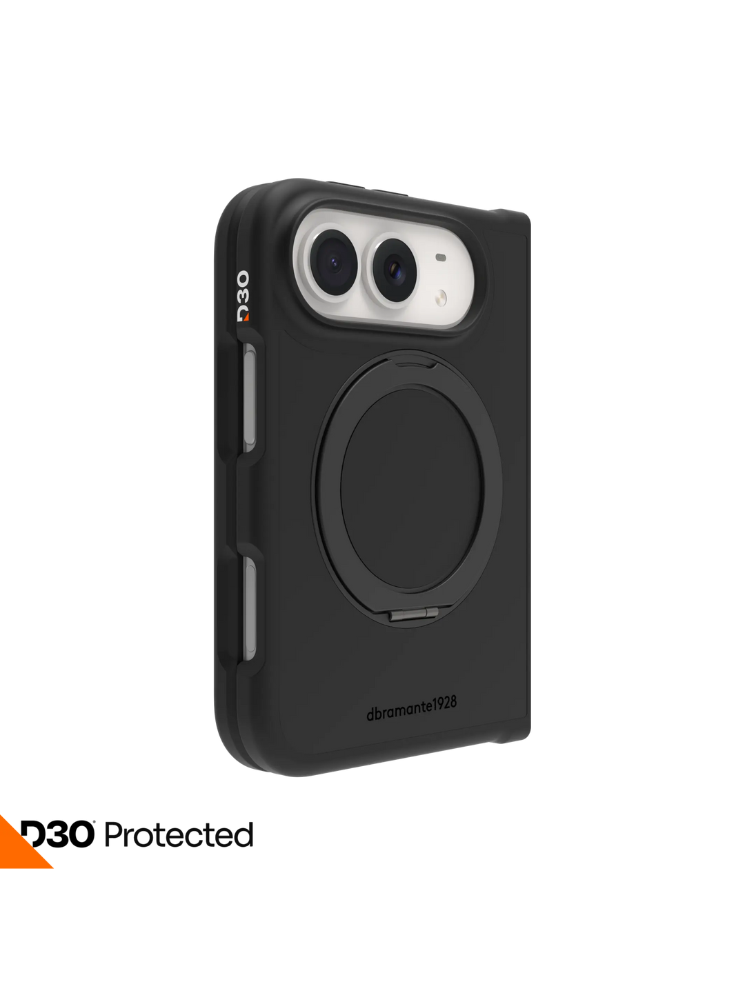 Iceland Ultra D3O MS Kick - iPhone Duo - Black Phone Case