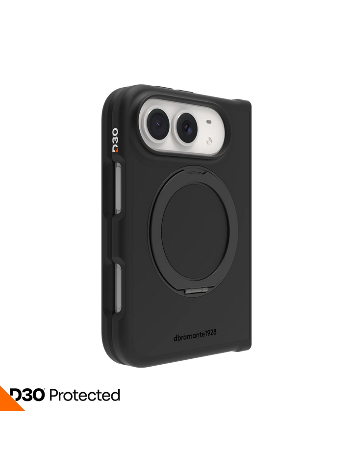 Iceland Ultra D3O MS Kick - iPhone Duo - Black Phone Case