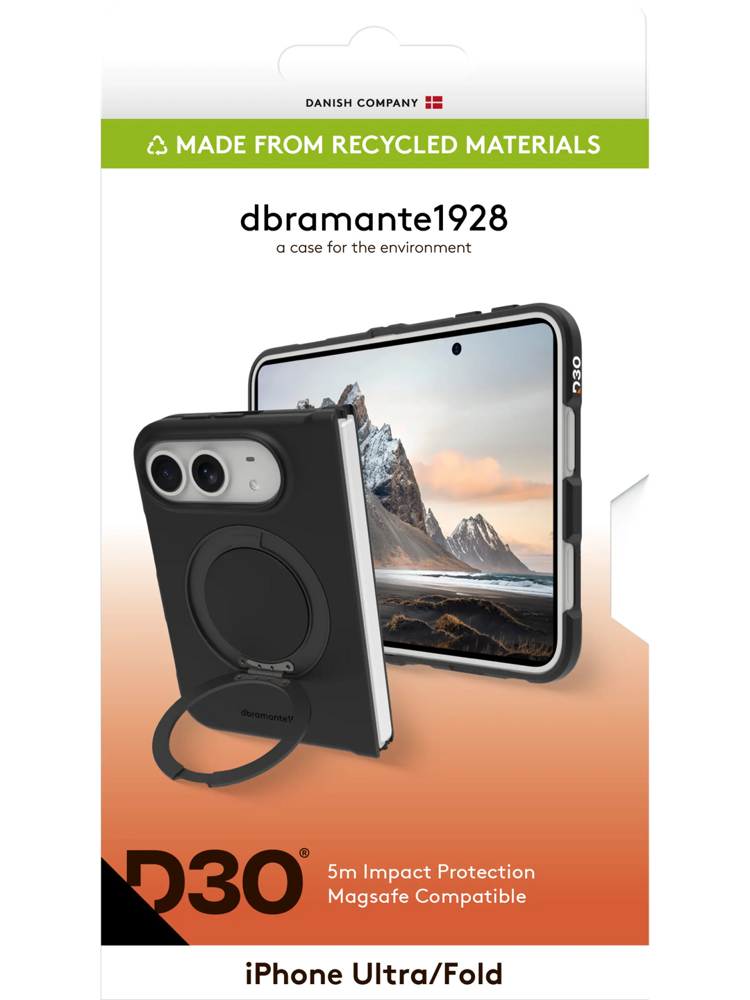 Iceland Ultra D3O MS Kick - iPhone Duo - Black