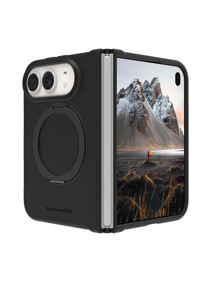 Iceland Ultra D3O MS Kick - iPhone Duo - Black Phone Case
