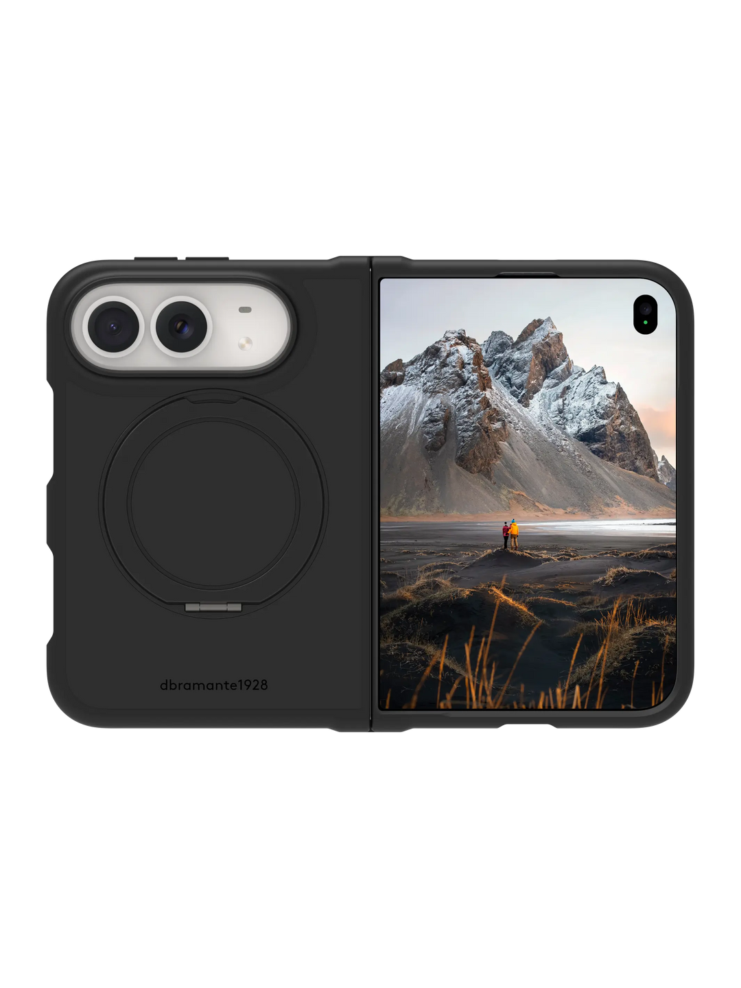 Iceland Ultra D3O MS Kick - iPhone Duo - Black Phone Case