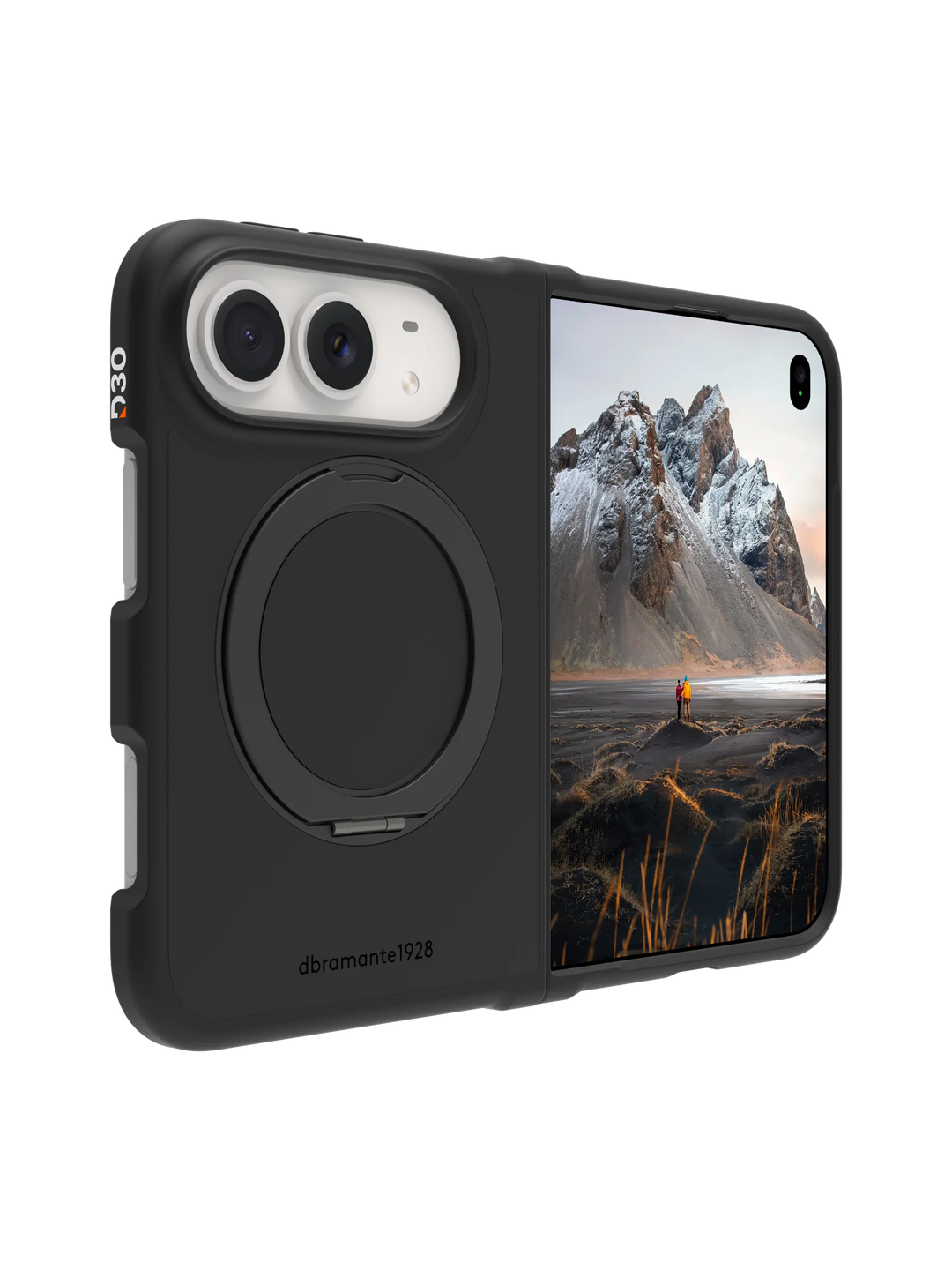 Iceland Ultra D3O MS Kick - iPhone Duo - Black Phone Case
