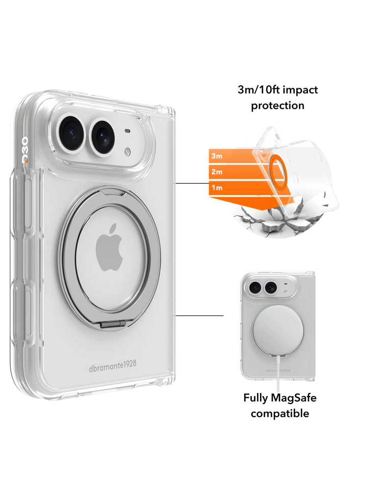 Iceland Ultra D3O MS Kick - iPhone Duo - Clear