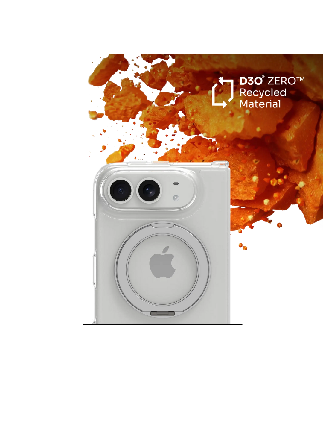 Iceland Ultra D3O MS Kick - iPhone Duo - Clear