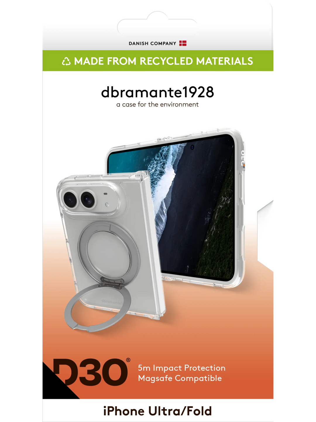 Iceland Ultra D3O MS Kick - iPhone Duo - Clear
