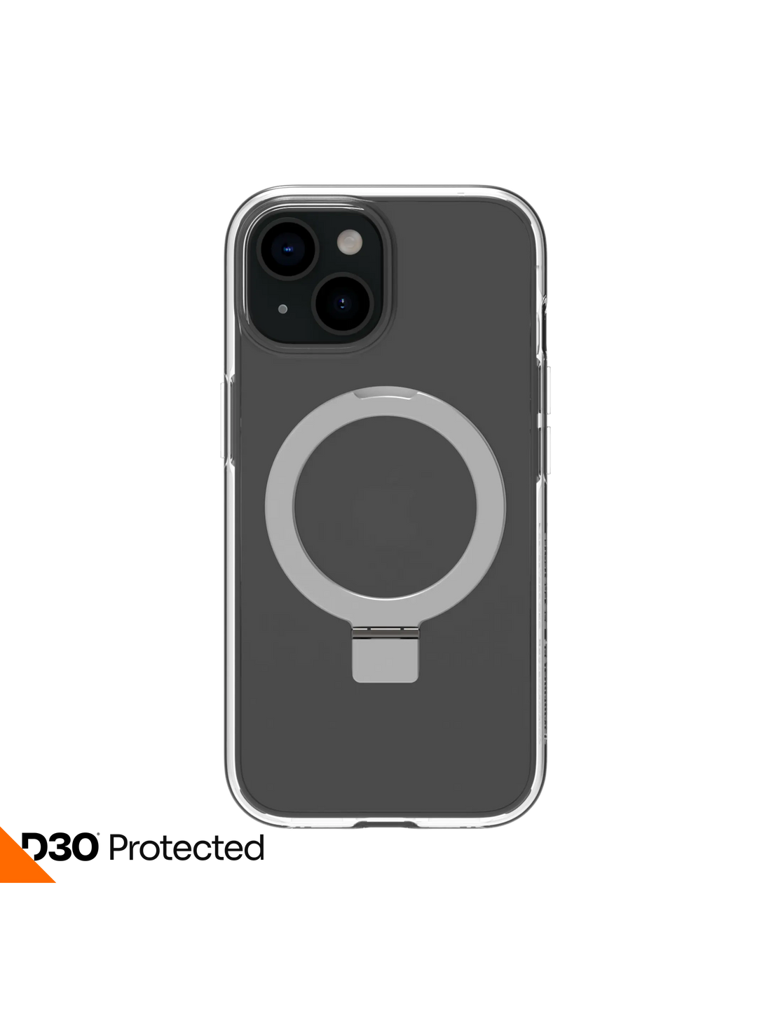 Iceland Ultra D3O MagSafe Kickstand - iPhone 17e/16e/15/14/13 - Clear Phone Case