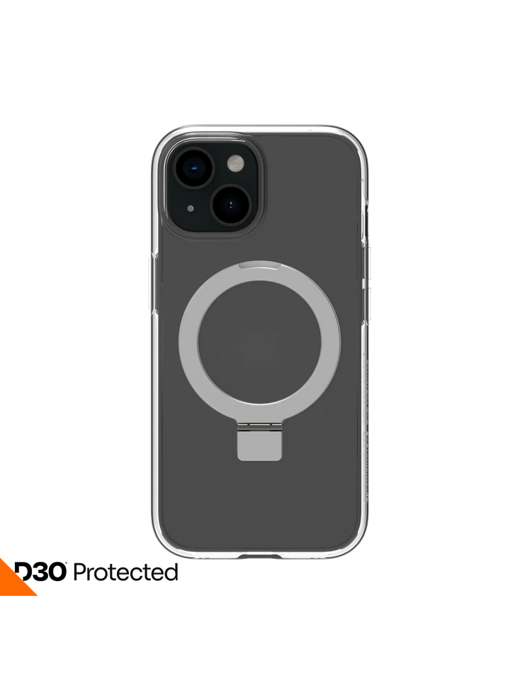 Iceland Ultra D3O MagSafe Kickstand - iPhone 17e/16e/15/14/13 - Clear Phone Case