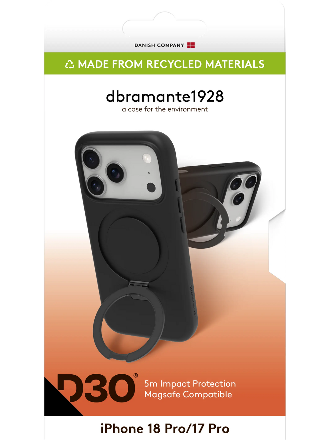 Iceland Ultra D3O MS Kick - iPhone 18 Pro/17 Pro -Black