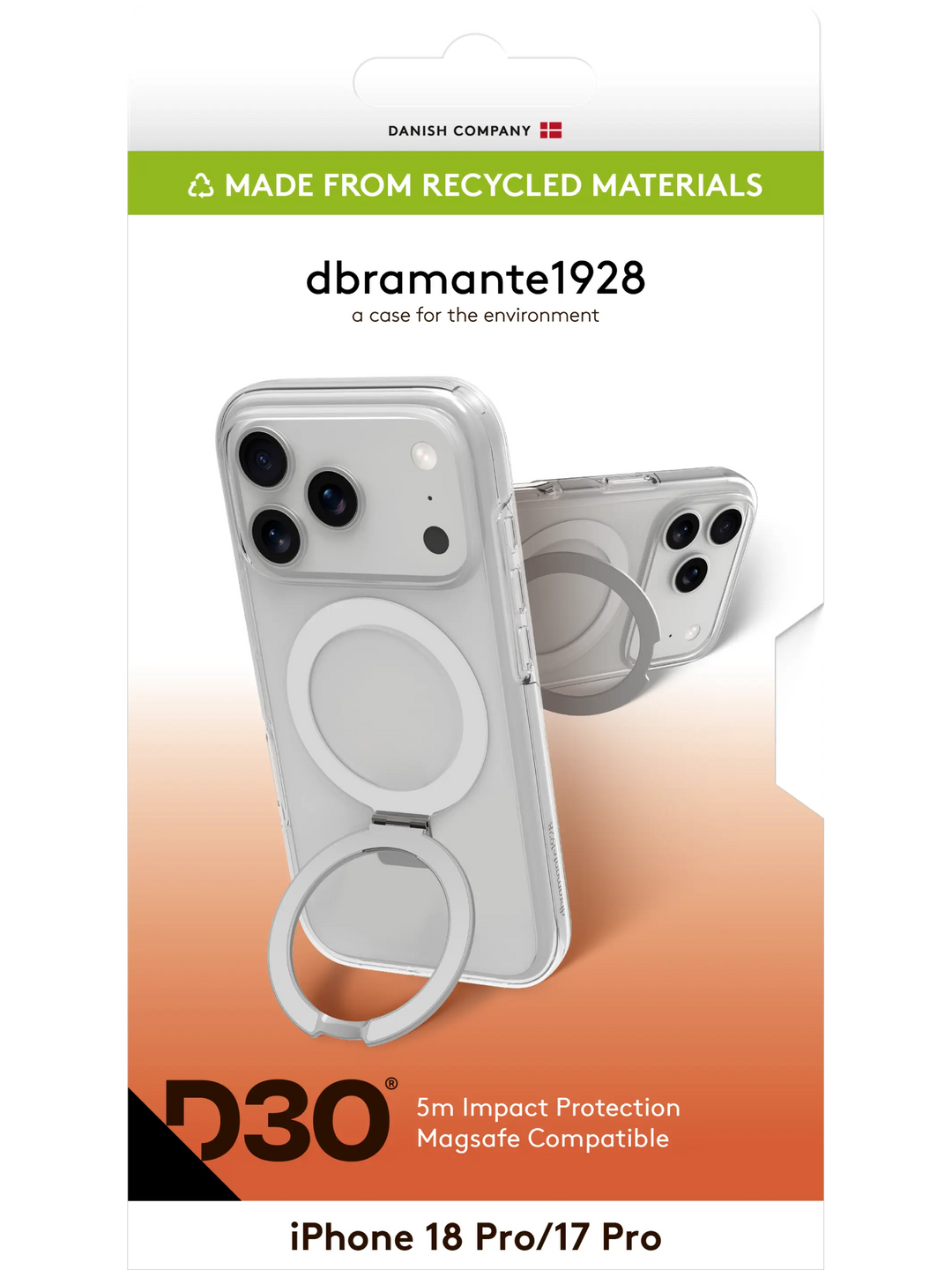 Iceland Ultra D3O MS Kick - iPhone 18 Pro/17 Pro -Clear