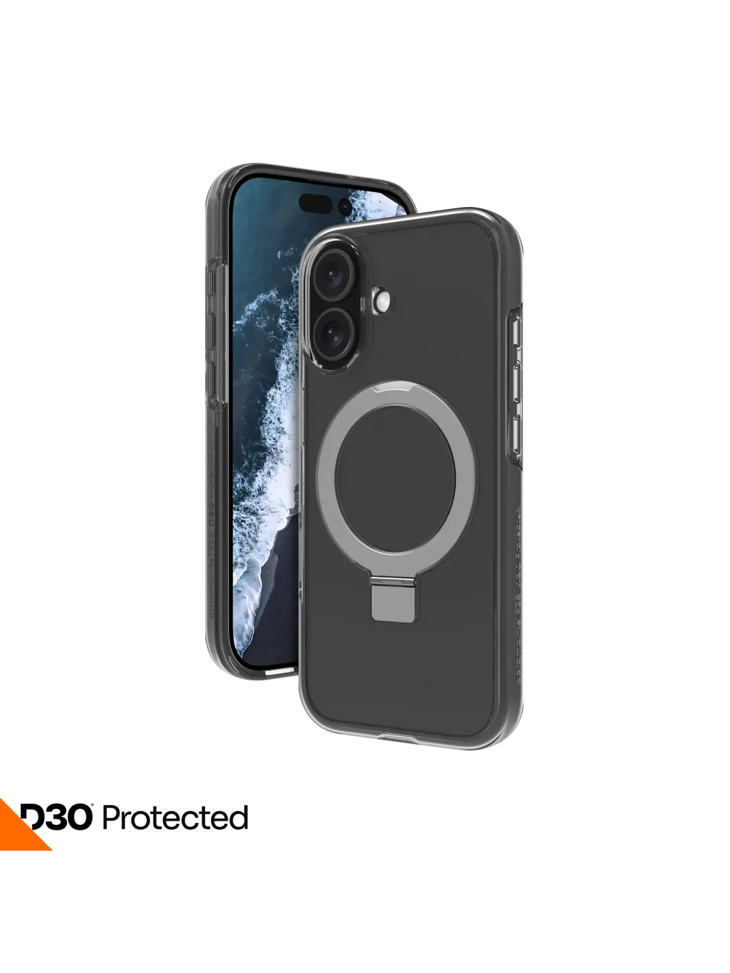 Iceland Ultra D3O MagSafe Kickstand - iPhone 17 - Clear Phone Case