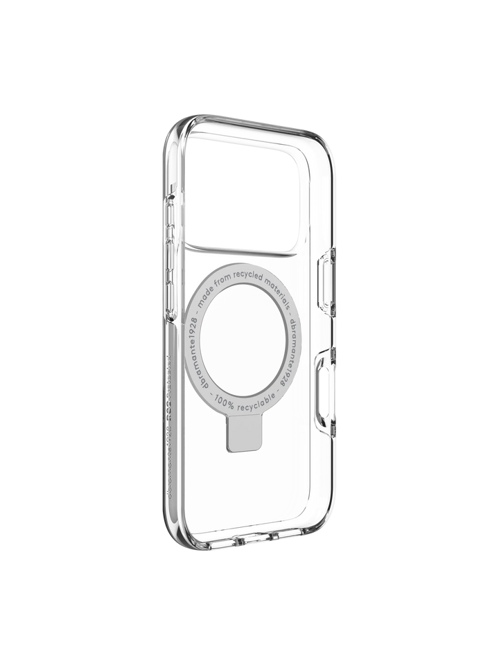 Iceland Ultra D3O MagSafe Kickstand - iPhone 17 Pro - Clear Phone Case