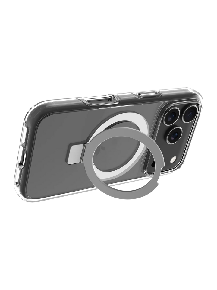 Iceland Ultra D3O MagSafe Kickstand - iPhone 17 Pro - Clear Phone Case