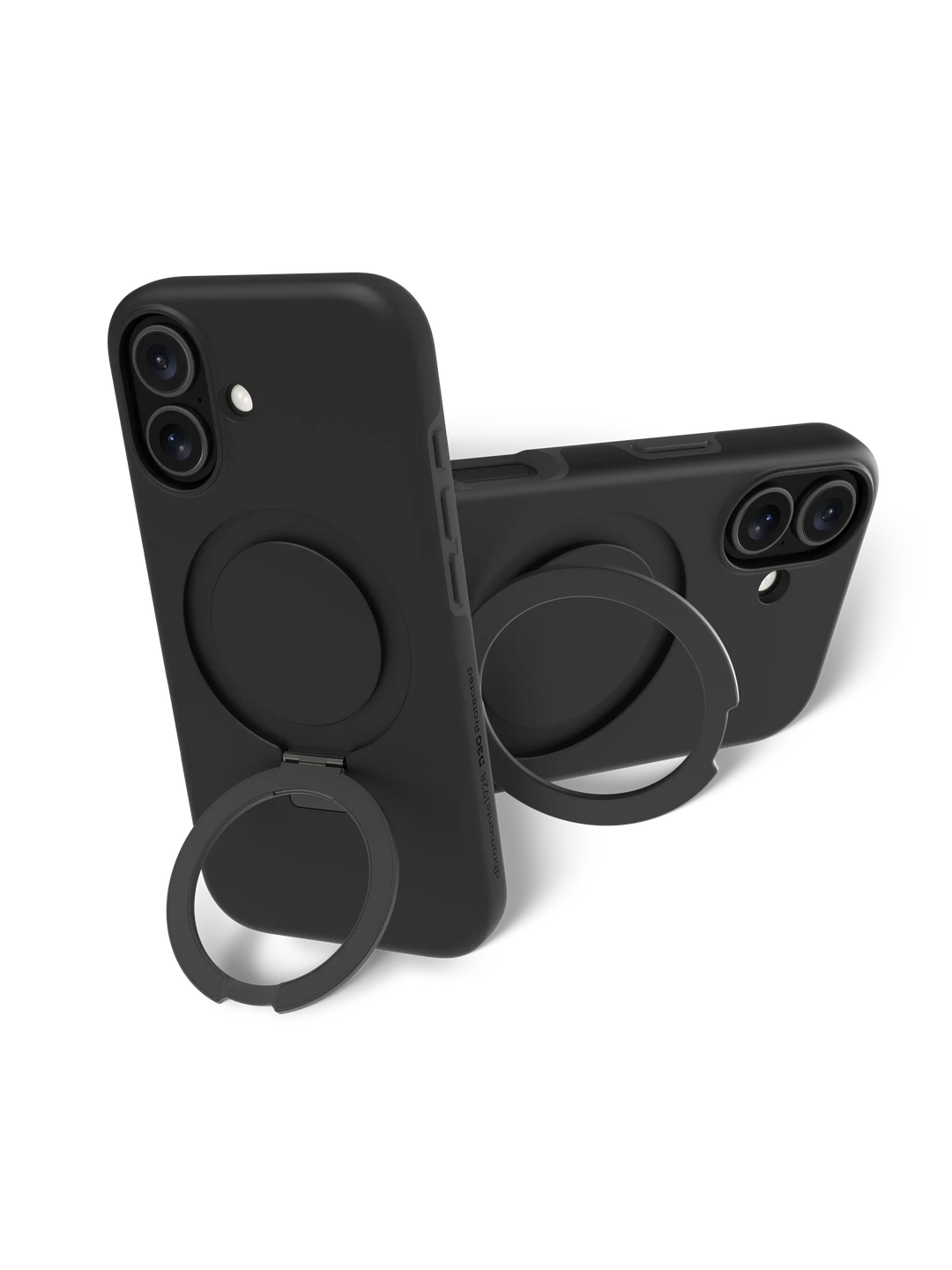 Iceland Ultra D3O MagSafe Kickstand - iPhone 17 - Black Phone Case