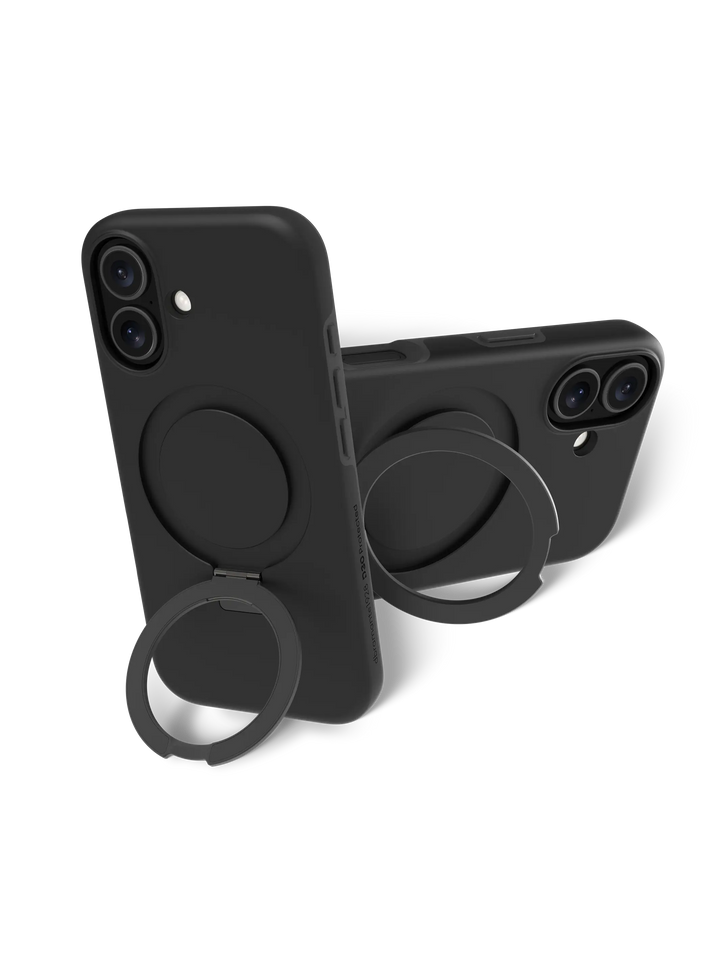 Iceland Ultra D3O MagSafe Kickstand - iPhone 17 - Black Phone Case