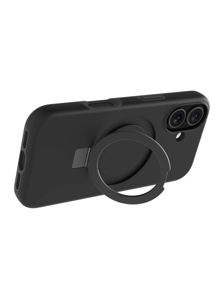 Iceland Ultra D3O MagSafe Kickstand - iPhone 17 - Black Phone Case