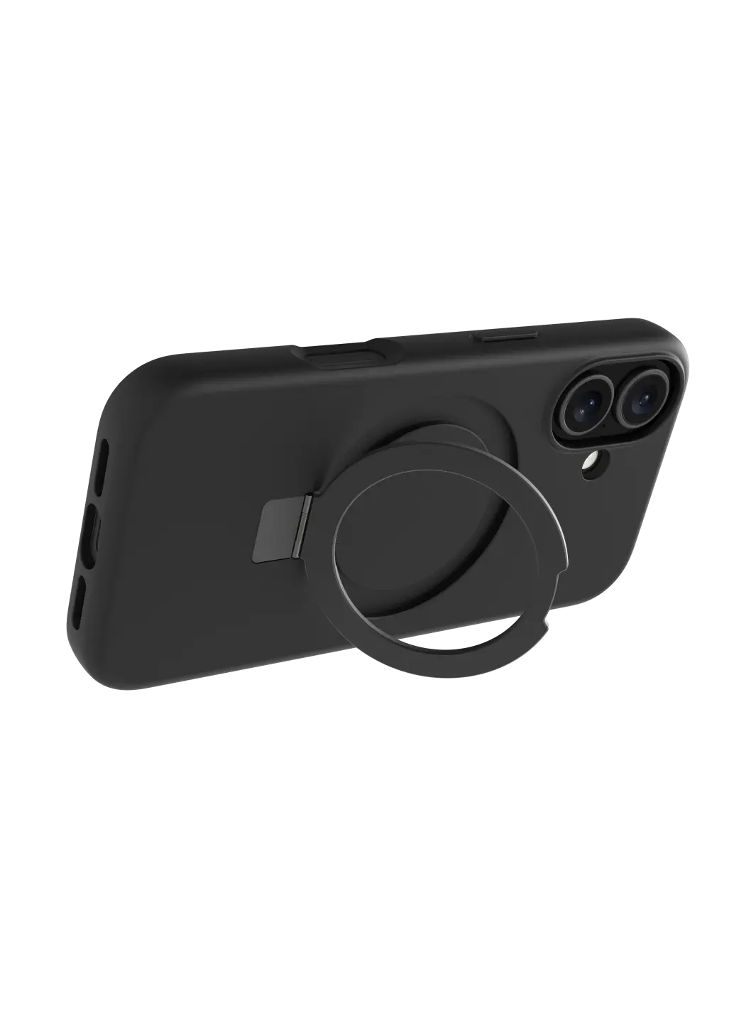 Iceland Ultra D3O MagSafe Kickstand - iPhone 17 - Black Phone Case