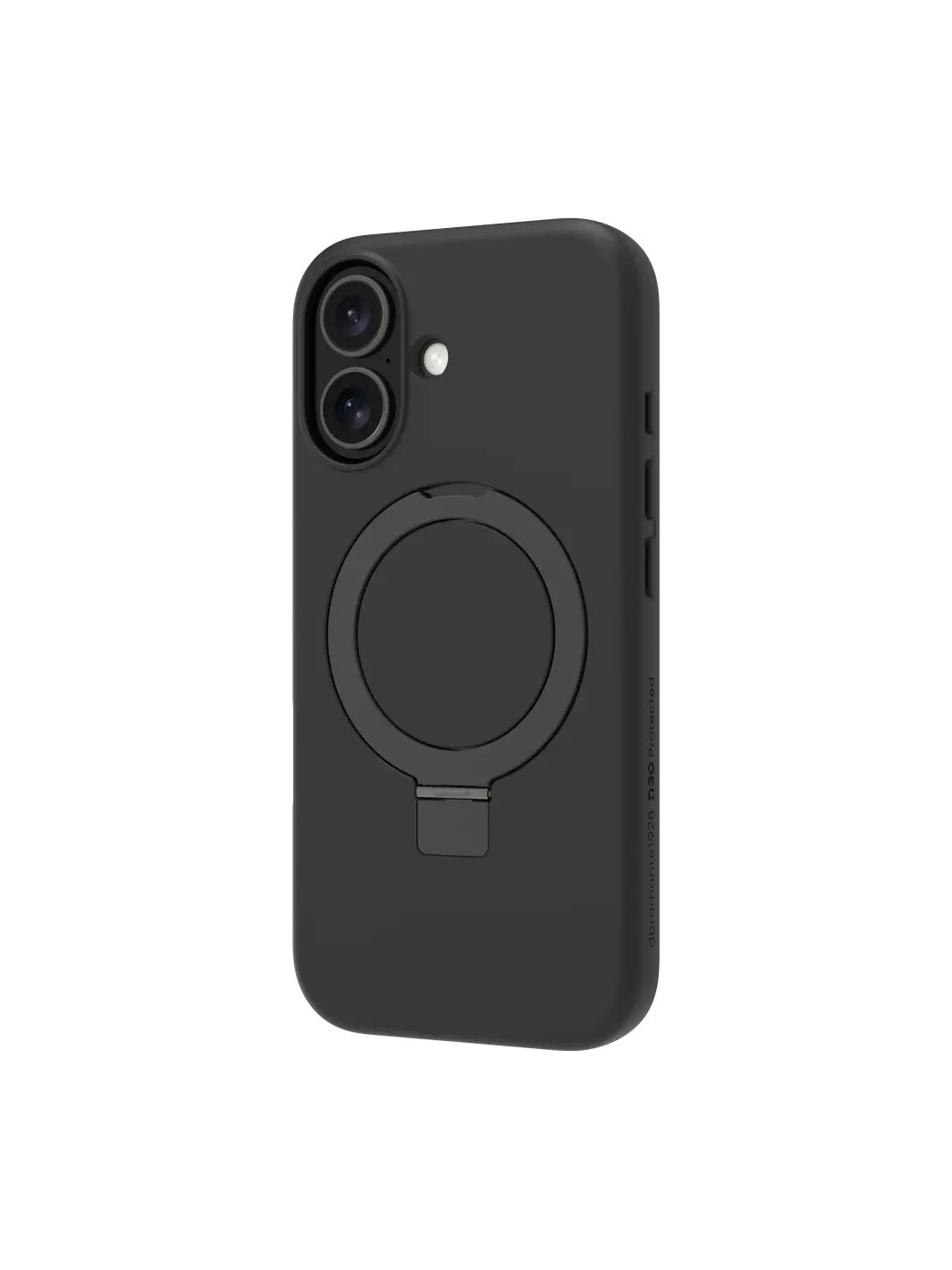 Iceland Ultra D3O MagSafe Kickstand - iPhone 17 - Black Phone Case