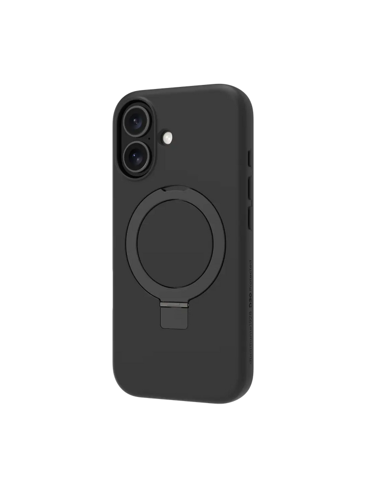 Iceland Ultra D3O MagSafe Kickstand - iPhone 17 - Black Phone Case