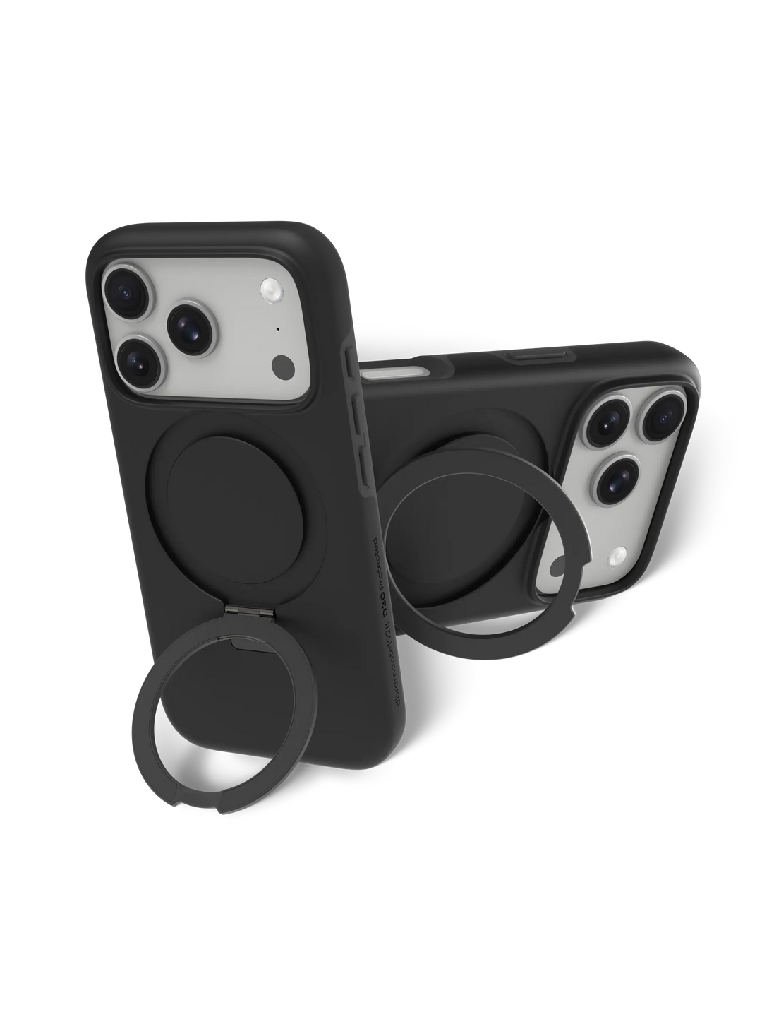 Iceland Ultra D3O MagSafe Kickstand - iPhone 17 Pro - Black Phone Case