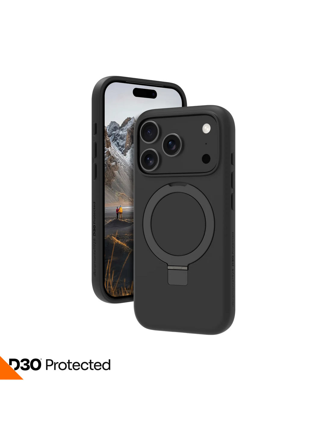 Iceland Ultra D3O MagSafe Kickstand - iPhone 17 Pro - Black Phone Case