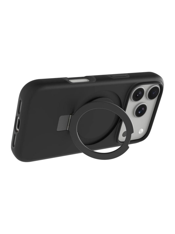 Iceland Ultra D3O MagSafe Kickstand - iPhone 17 Pro - Black Phone Case