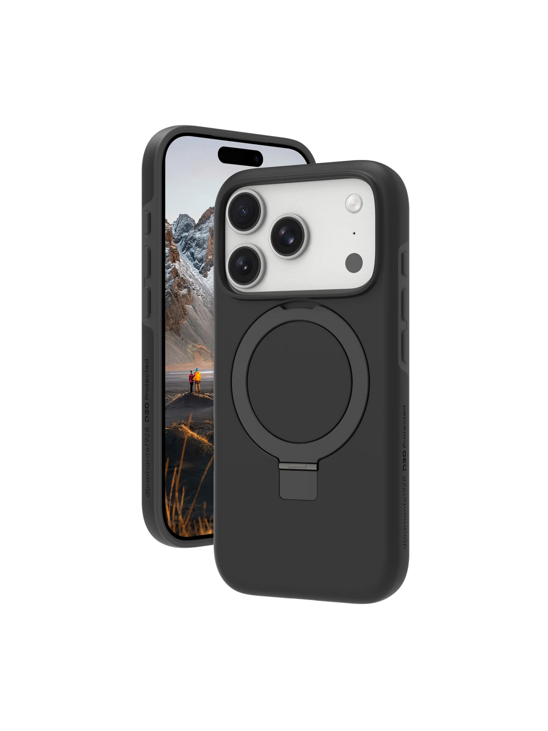 Iceland Ultra D3O MagSafe Kickstand - iPhone 17 Pro - Black Phone Case