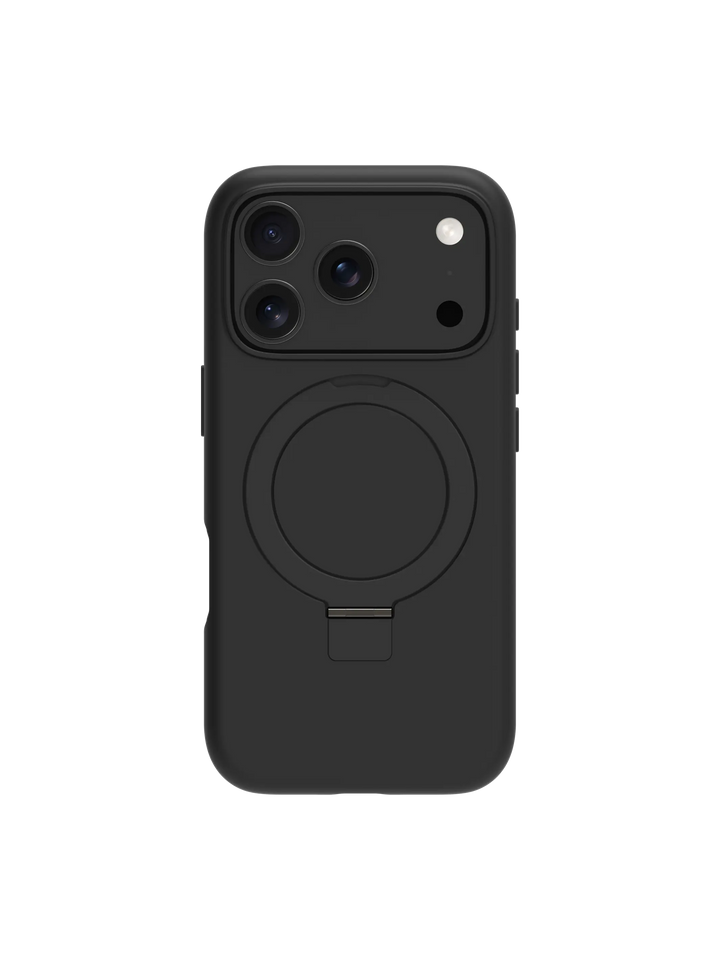 Iceland Ultra D3O MagSafe Kickstand - iPhone 17 Pro - Black Phone Case