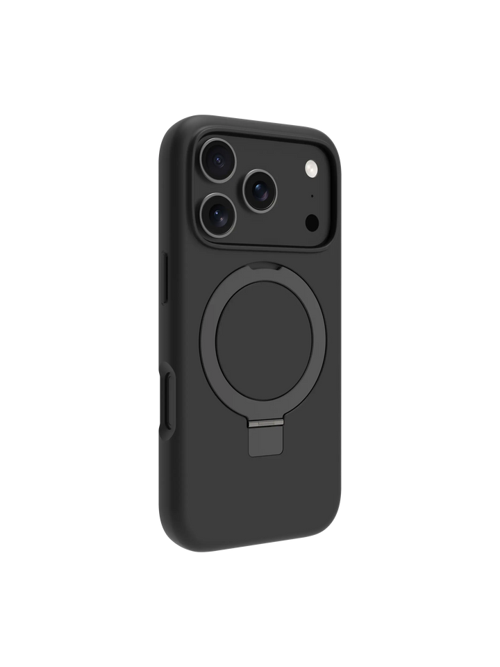 Iceland Ultra D3O MagSafe Kickstand - iPhone 17 Pro - Black Phone Case