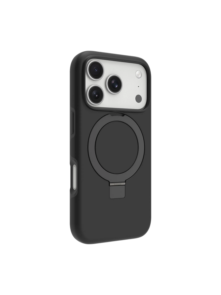 Iceland Ultra D3O MagSafe Kickstand - iPhone 17 Pro - Black Phone Case
