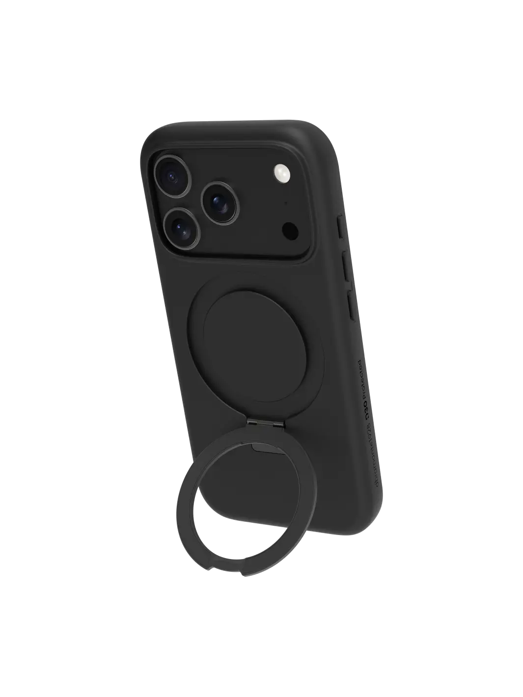 Iceland Ultra D3O MagSafe Kickstand - iPhone 17 Pro - Black Phone Case