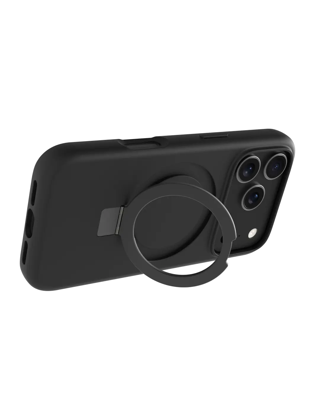 Iceland Ultra D3O MagSafe Kickstand - iPhone 17 Pro - Black Phone Case