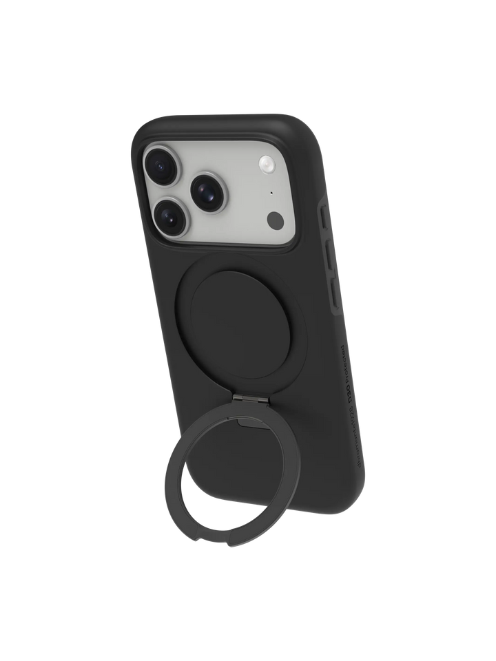 Iceland Ultra D3O MagSafe Kickstand - iPhone 17 Pro - Black Phone Case