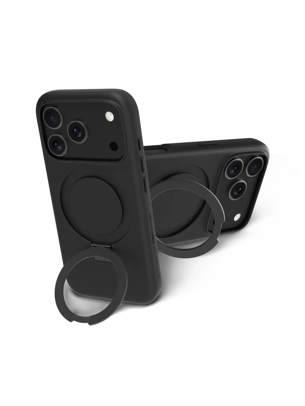 Iceland Ultra D3O MagSafe Kickstand - iPhone 17 Pro - Black Phone Case