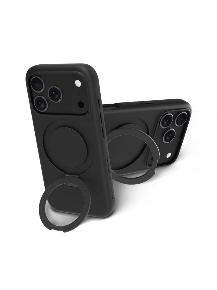 Iceland Ultra D3O MagSafe Kickstand - iPhone 17 Pro - Black Phone Case