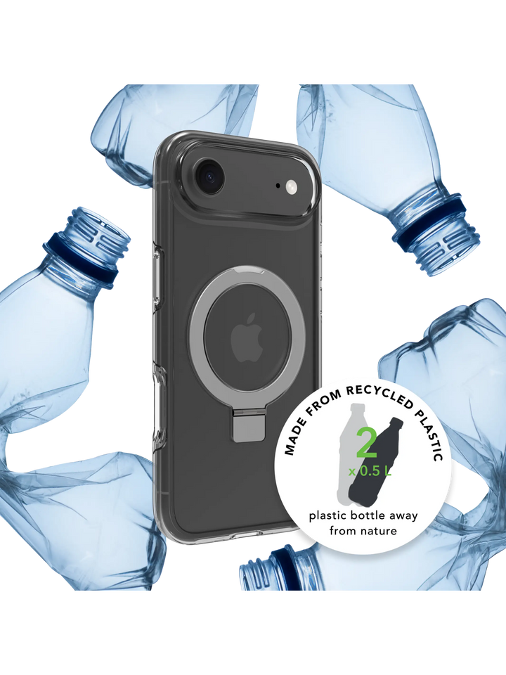 Iceland Ultra D3O MagSafe Kickstand - iPhone Air - Clear Phone Case