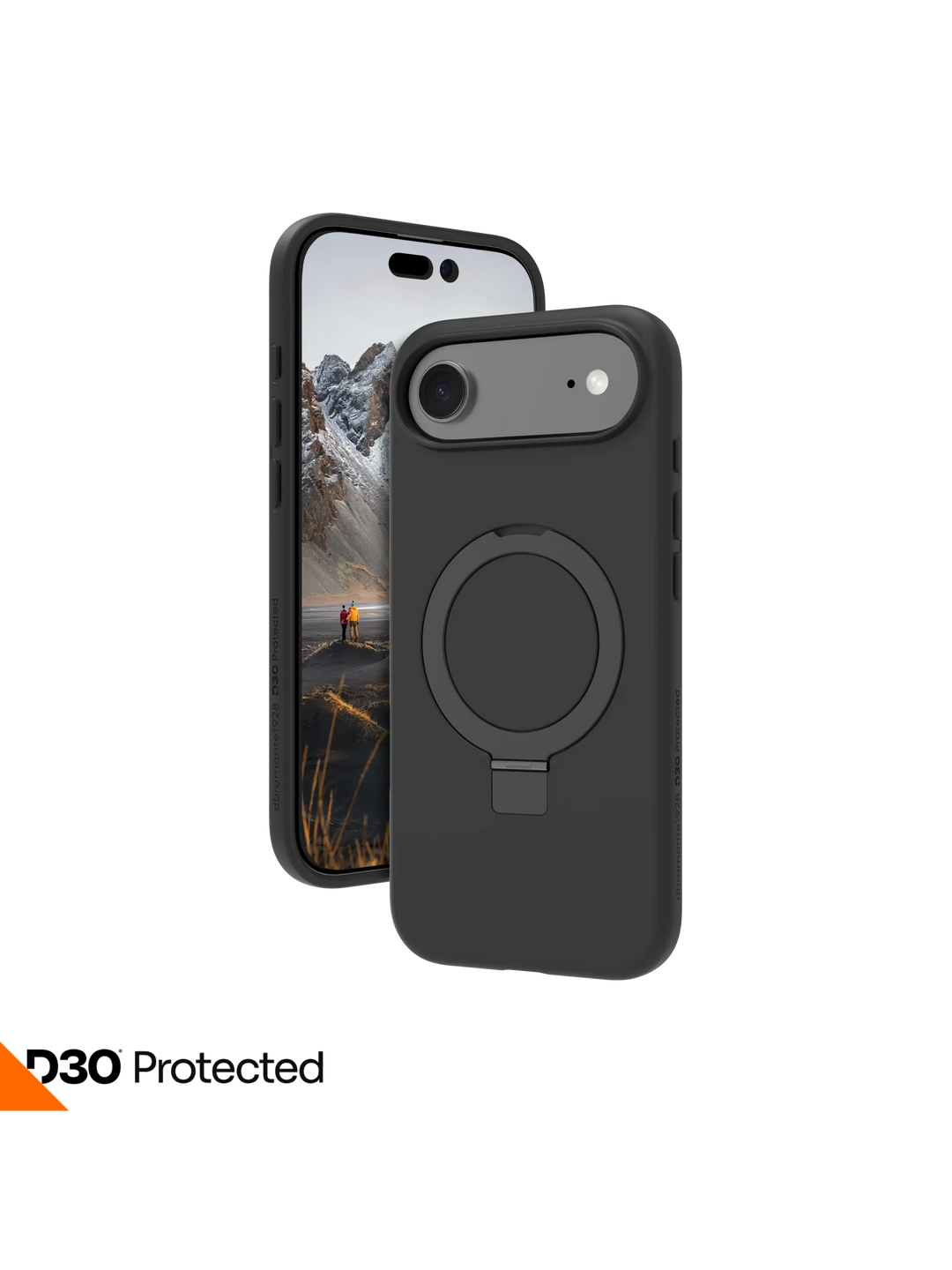 Iceland Ultra D3O MagSafe Kickstand - iPhone Air - Black Phone Case