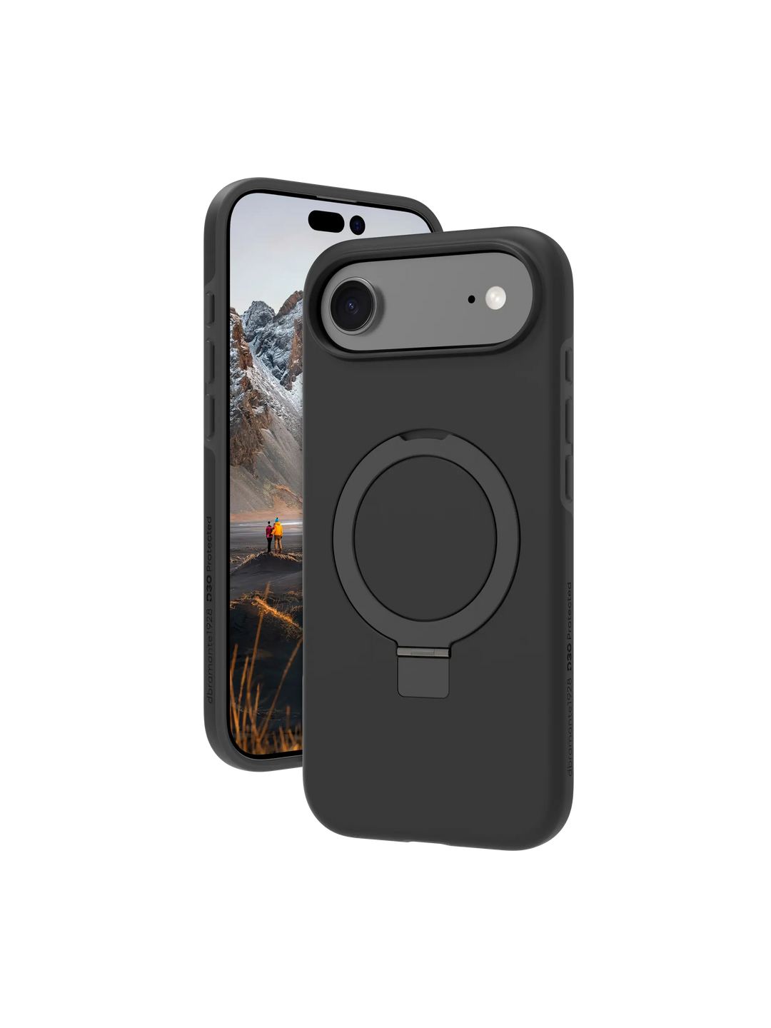 Iceland Ultra D3O MagSafe Kickstand - iPhone Air - Black Phone Case