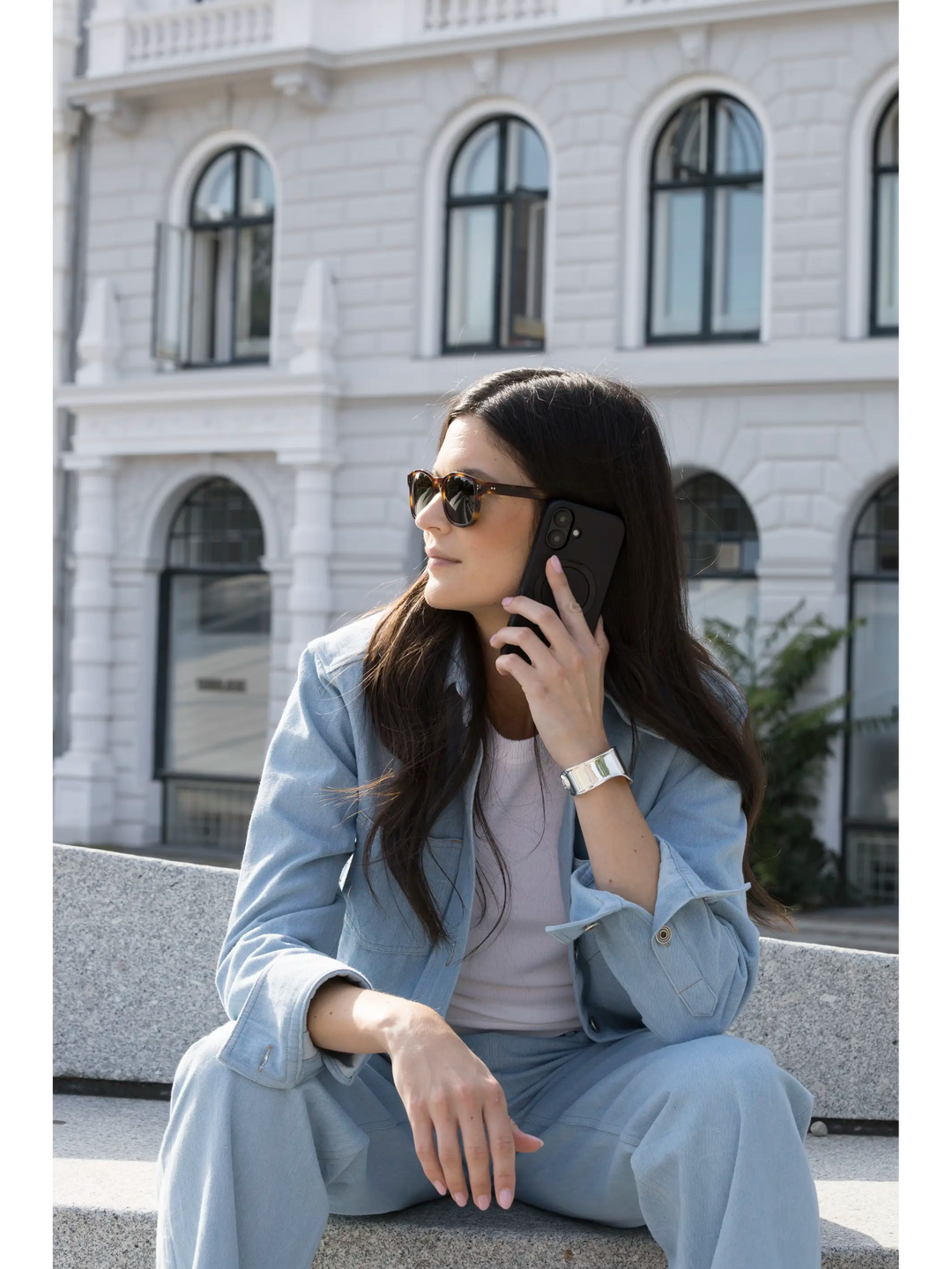 Iceland Ultra D3O MagSafe Kickstand - iPhone 16 Plus - Black Phone Case