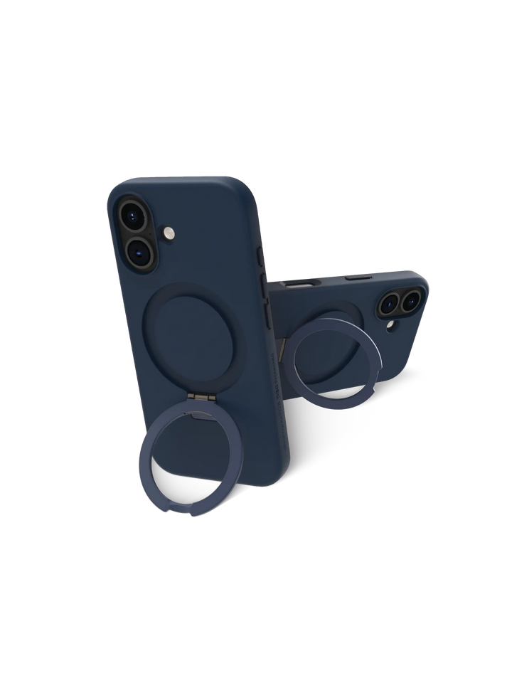 Iceland Ultra D3O MagSafe Kickstand - iPhone 16 Plus - Blue Phone Case