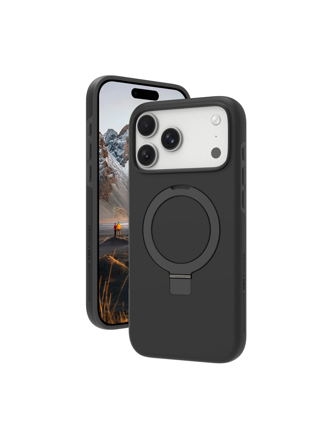 Iceland Ultra D3O MagSafe Kickstand - iPhone 17 Pro Max - Bl Phone Case