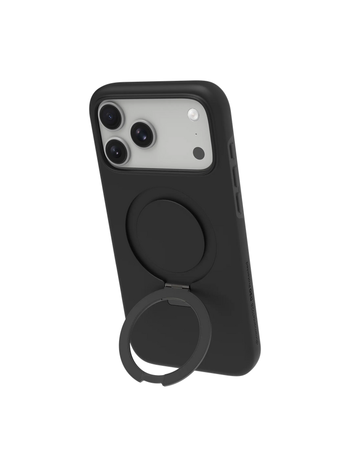 Iceland Ultra D3O MagSafe Kickstand - iPhone 17 Pro Max - Bl Phone Case