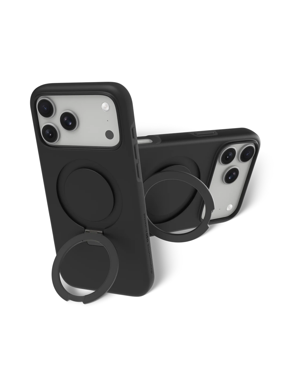 Iceland Ultra D3O MagSafe Kickstand - iPhone 17 Pro Max - Bl Phone Case