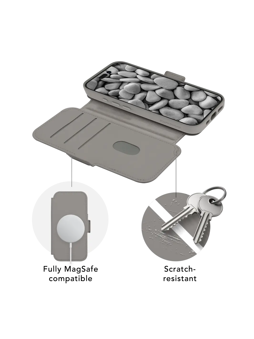 Lynge MagSafe ICON - iPhone 16 - River Stone Phone Case