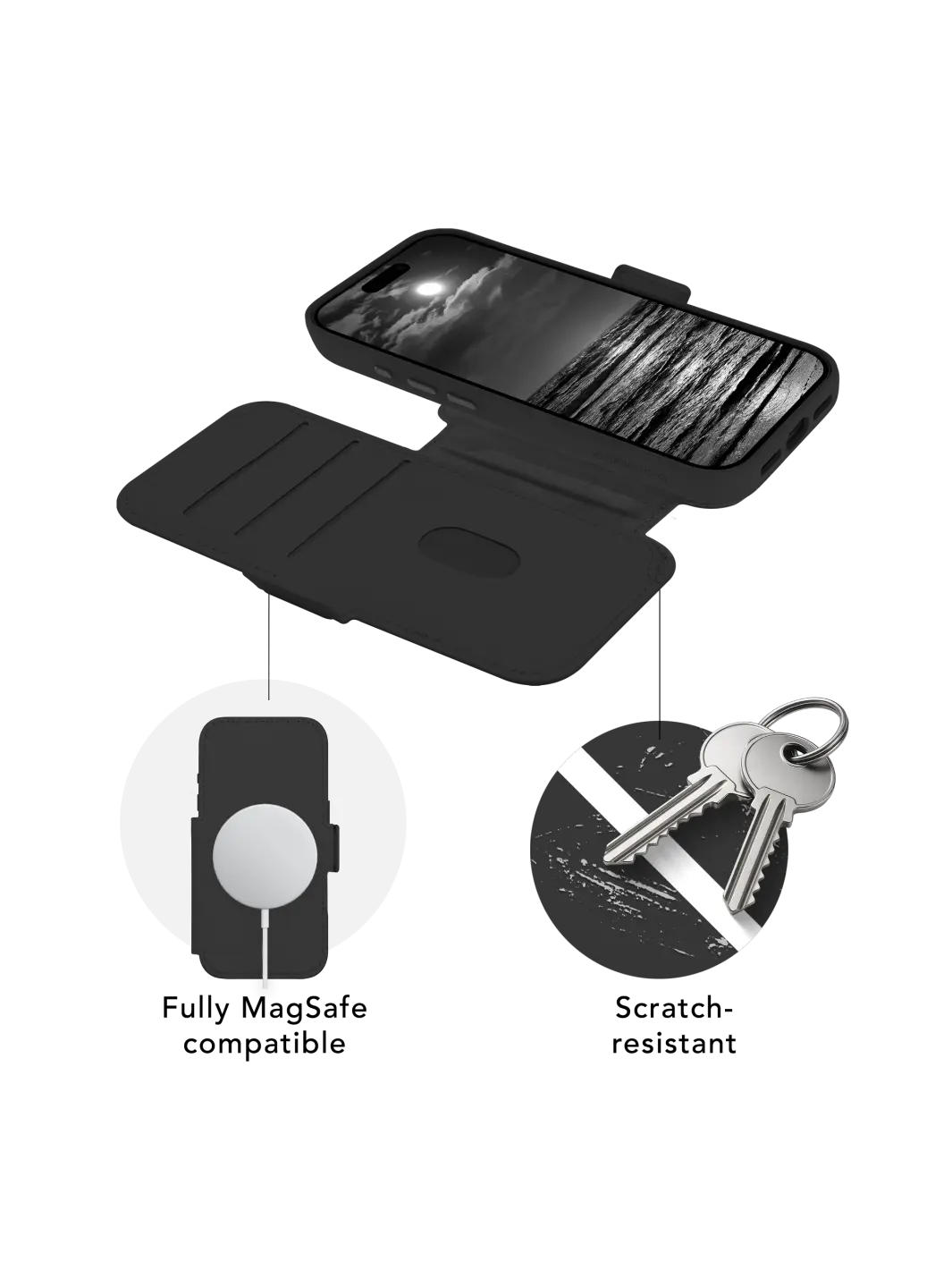 Lynge MagSafe ICON - iPhone 17 Pro - Midnight Phone Case