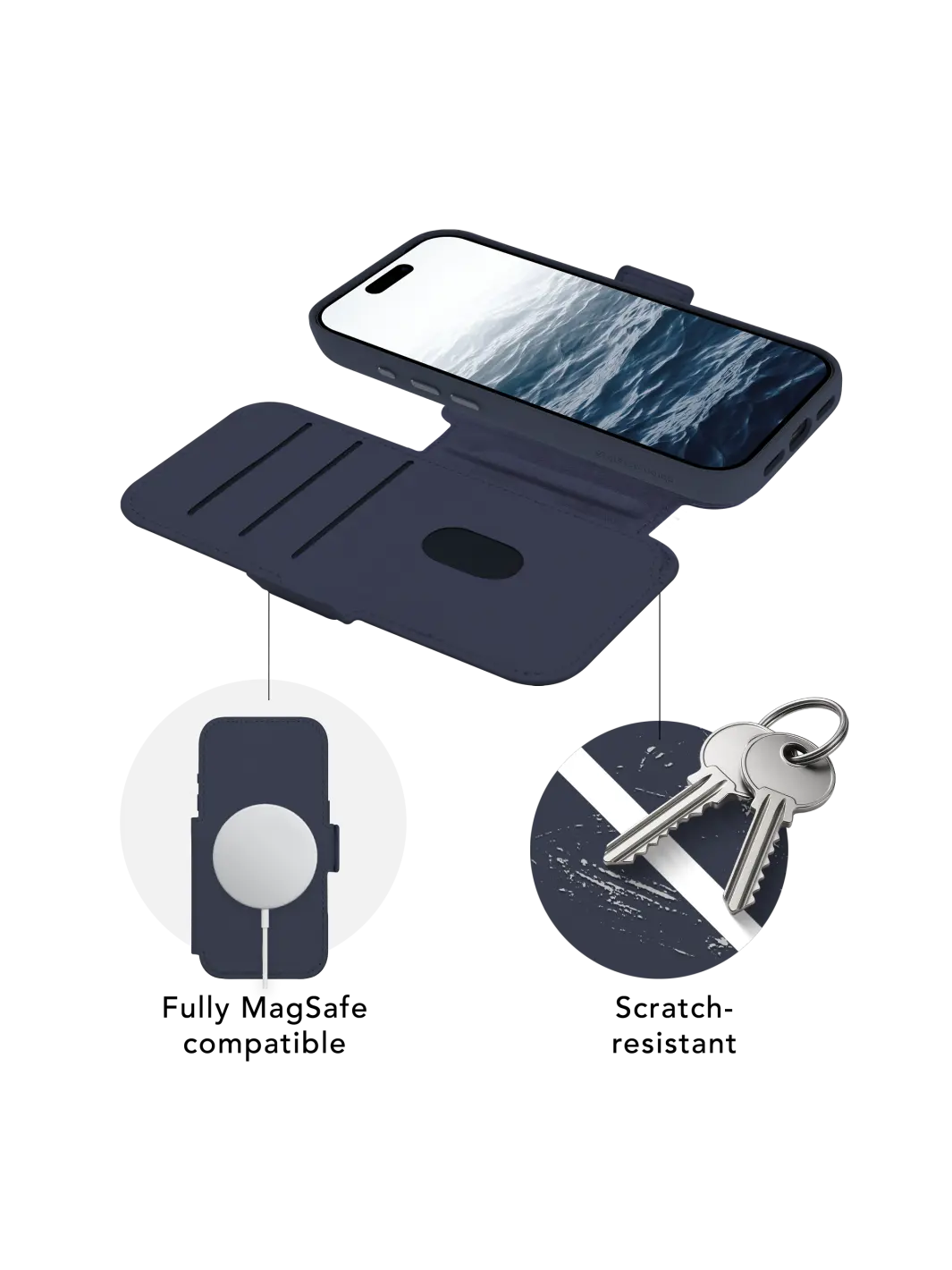 Lynge MagSafe ICON - iPhone 17 Pro - Deep Water Phone Case