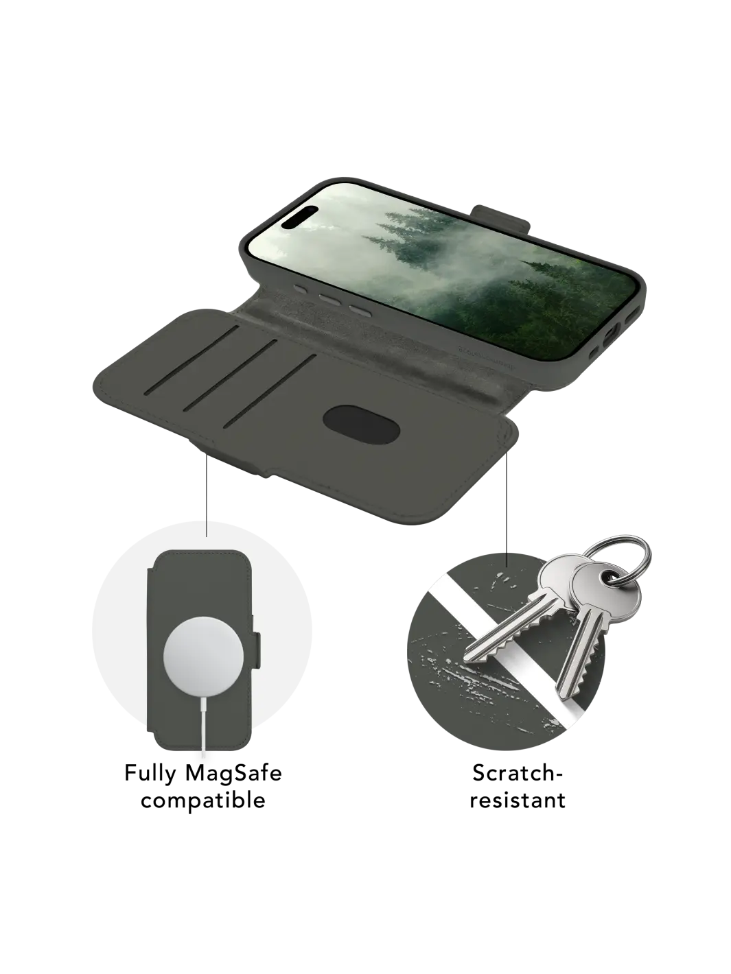 Lynge MagSafe ICON - iPhone 17 - Forest Shadow Phone Case