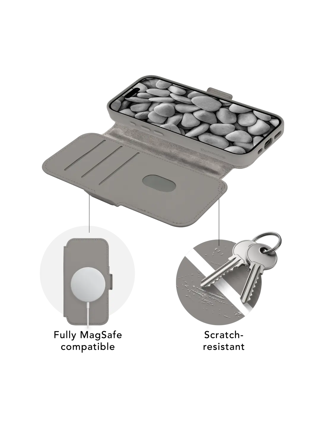 Lynge MagSafe ICON - iPhone 17 - River Stone Phone Case