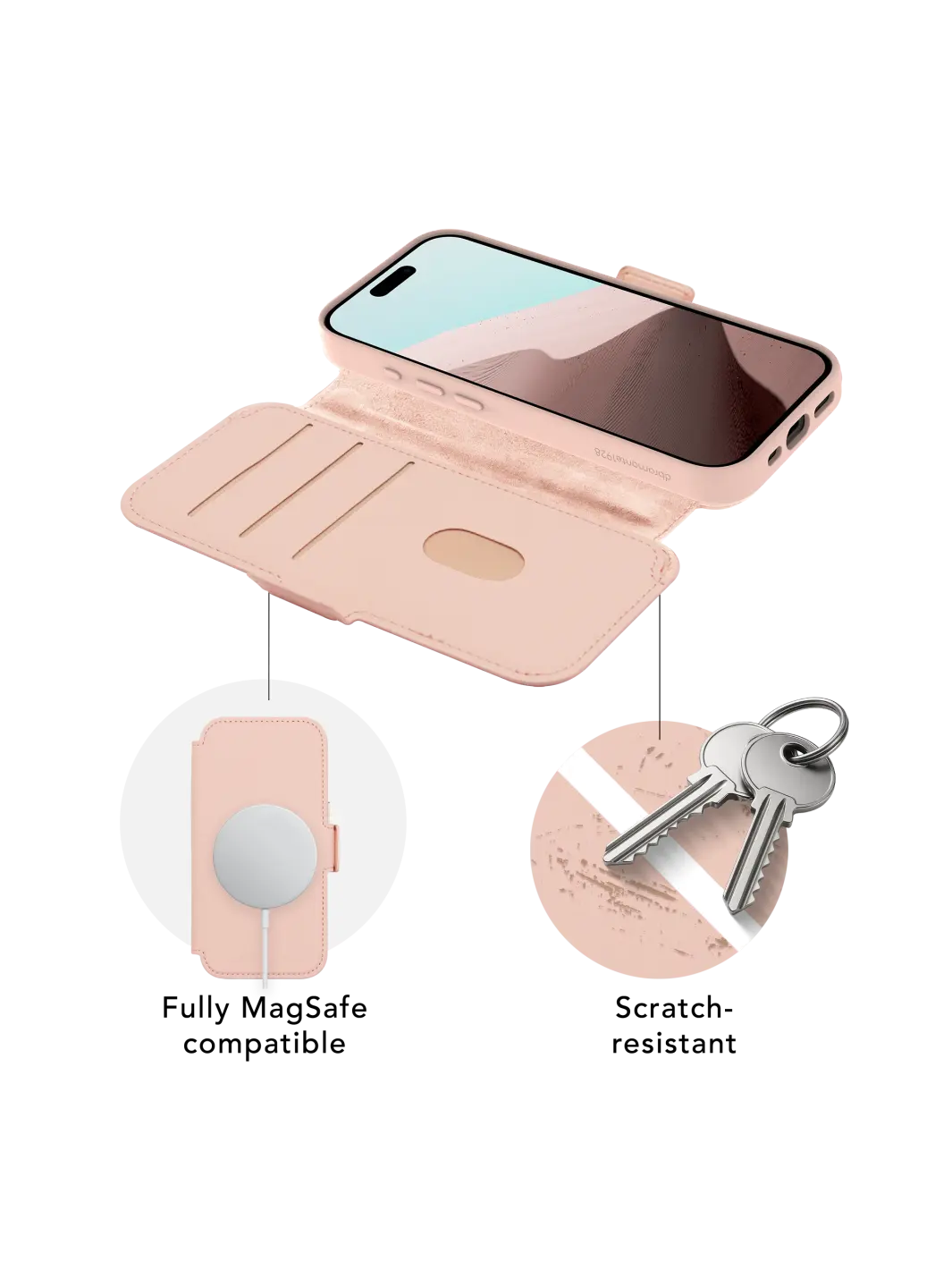 Lynge MagSafe ICON - iPhone 17 - Pink Sand Phone Case
