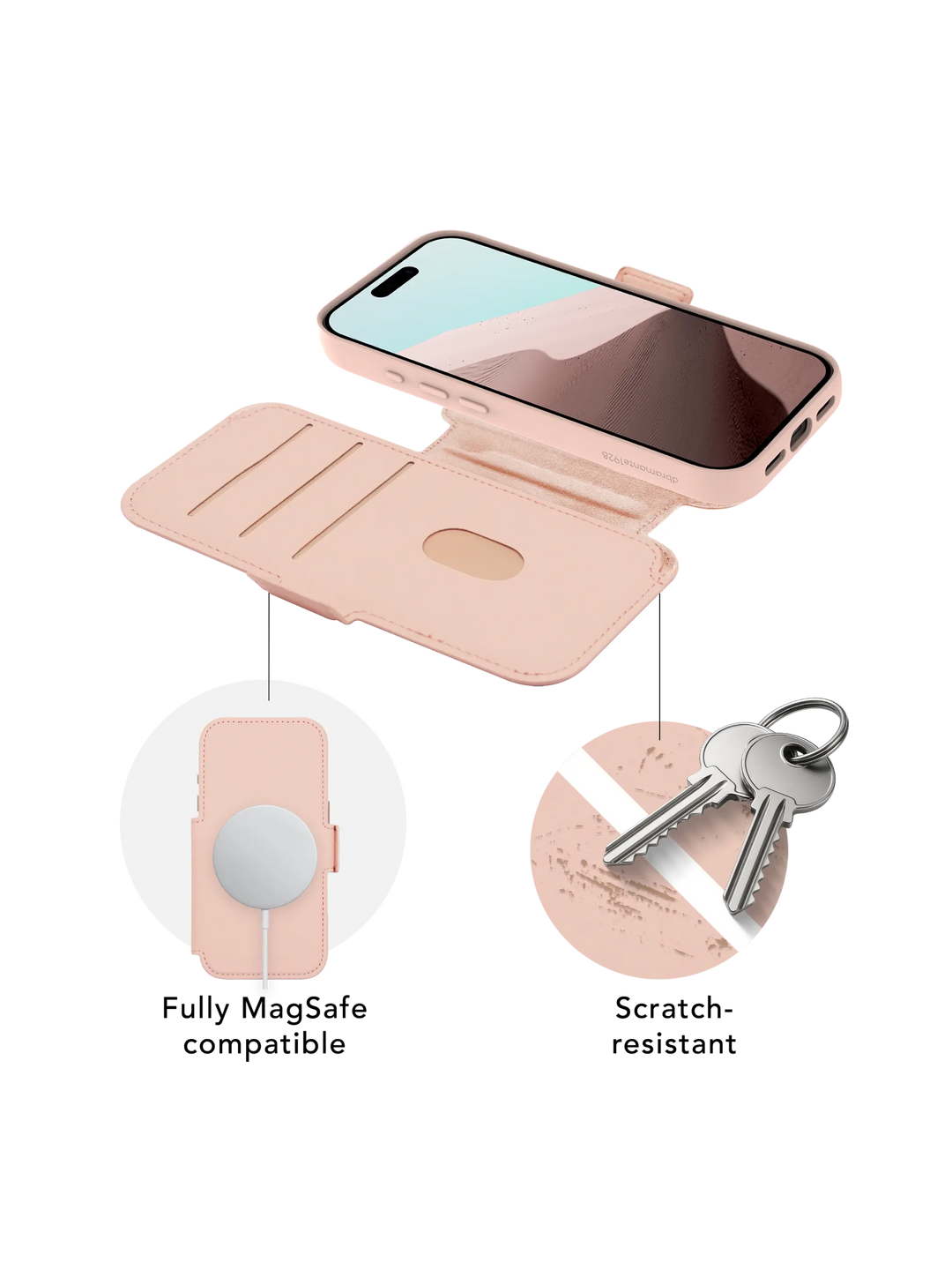 Lynge MagSafe ICON - iPhone 17 Pro - Rosa Sand
