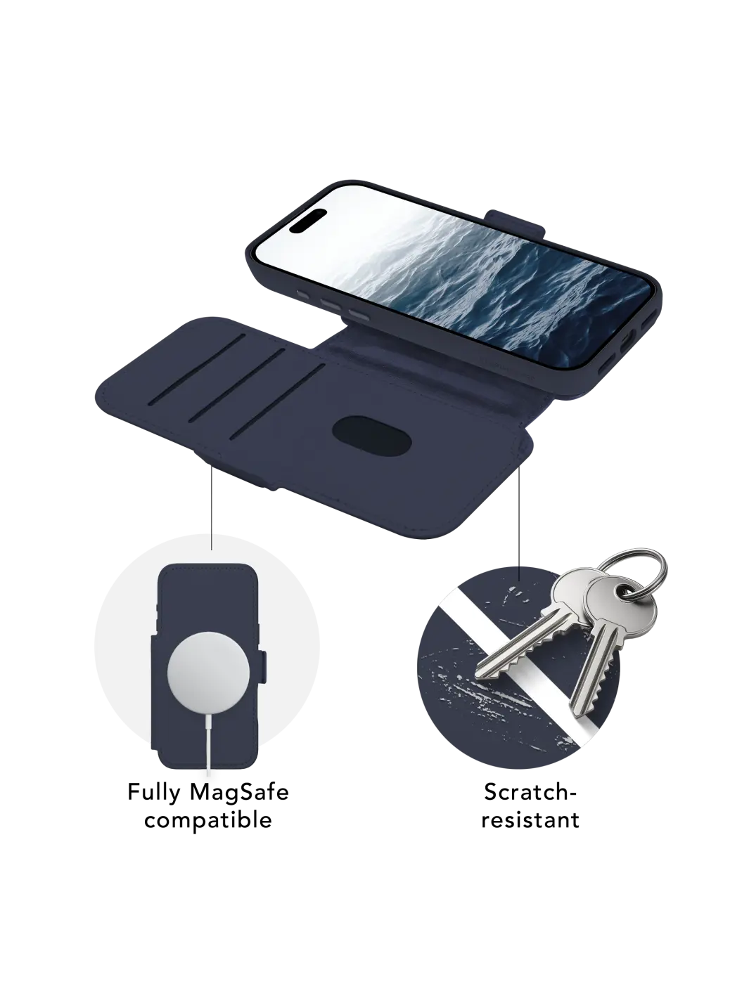 Lynge MagSafe ICON - iPhone 17 Pro Max - Deep Water Phone Case